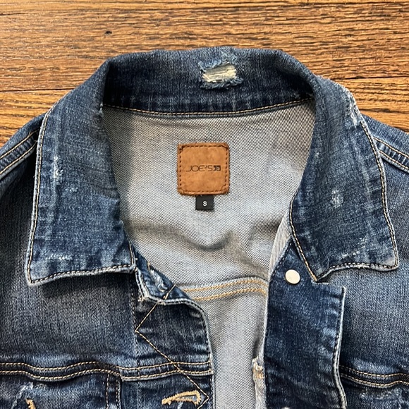 Joe’s Jeans Distressed Denim Jacket - Picture 3 of 3